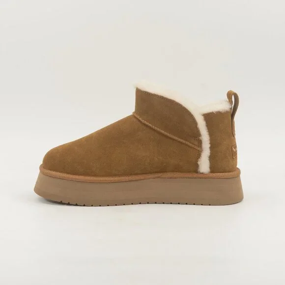 Koolaburra by UGG Women's Ultra Mini Platform 'Chestnut' 1158590W-CHE size 10 - Picture 2 of 9
